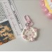 Plate Keychain (Black-Pink)